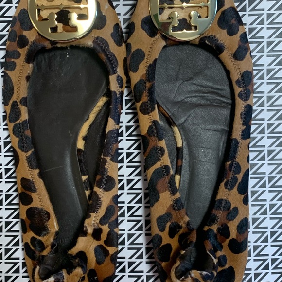 Tory Burch Leopard Reva Flats - Picture 3 of 5